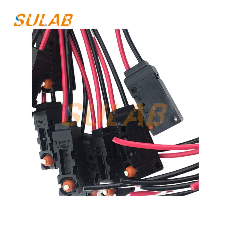 Basic Micro Switch D2VW-5-2MS-0 Elevator Spare Parts With Molded Lead Wires