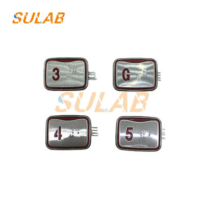 シグマ MTD265 LG/XIZI OTIS エレベーター用の直角式押すボタン