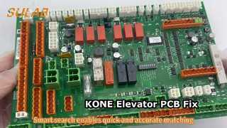 KONE KM51070314G11 LCECCBN2e エレベーター車トップ PCB ボード車の屋根制御パネル回路基板交換