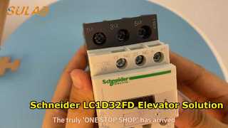 シュナイダー LC1D32FD 3 極パワーコンタクタ 32A 110VDC コイル 1NO+1NC 補助エレベーター制御キャビネット用 S