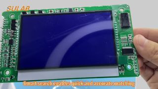 Monarch SFTC-HCB-L-BO エレベーター コール パネル、4.3 インチ ホワイト LCD ディスプレイ CAN 通信および DC24 付き