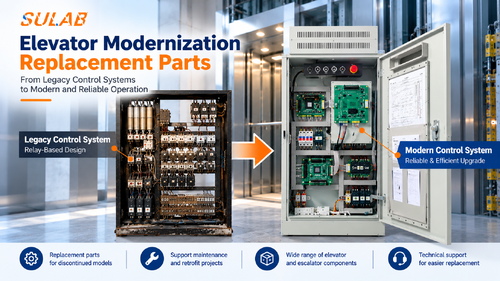 最新の会社ニュース Elevator Modernization & Replacement Parts | SULAB