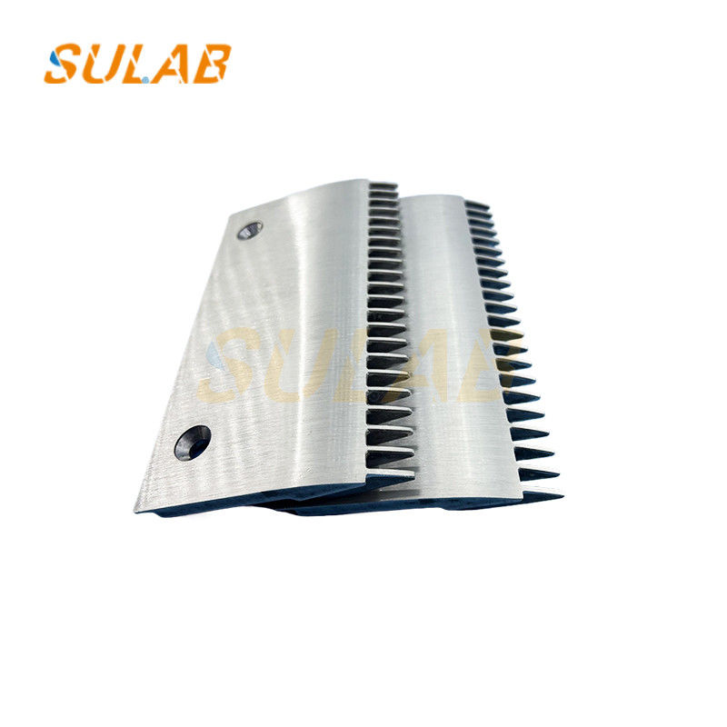 Escalator Sidewalk Aluminum Alloy Comb Plate 22 Teeth Escalator Parts