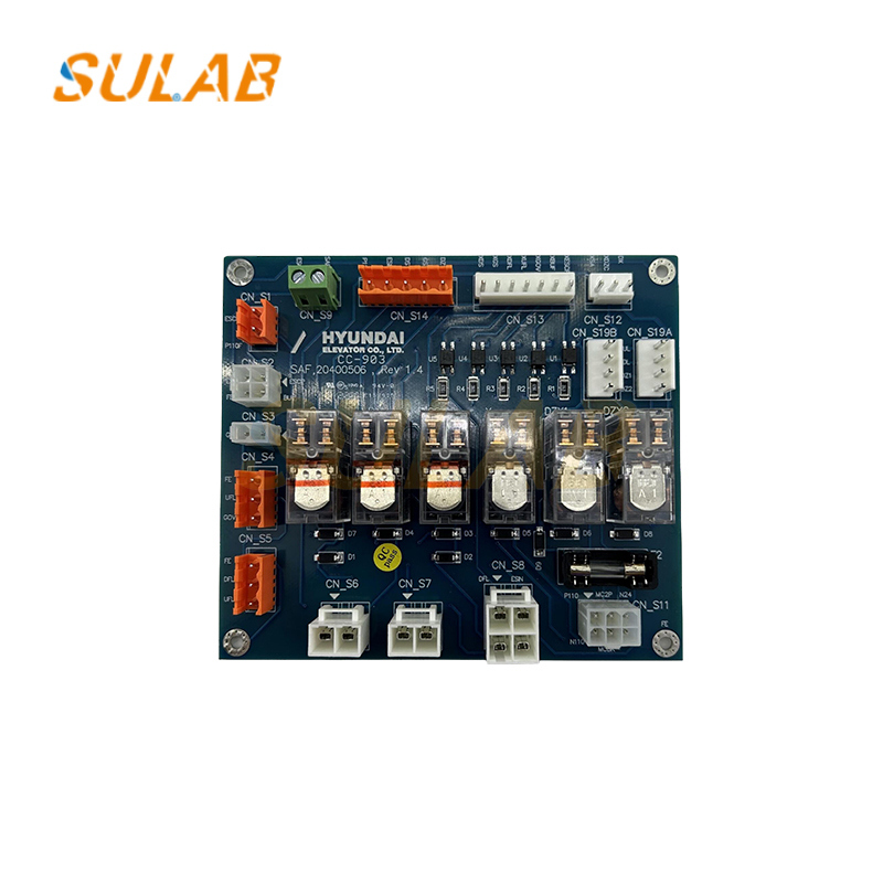Hyundai Elevator Car Top Panel Control Board with STM32 Microprocessor 24V DC Input and Rev1.4 Optimization