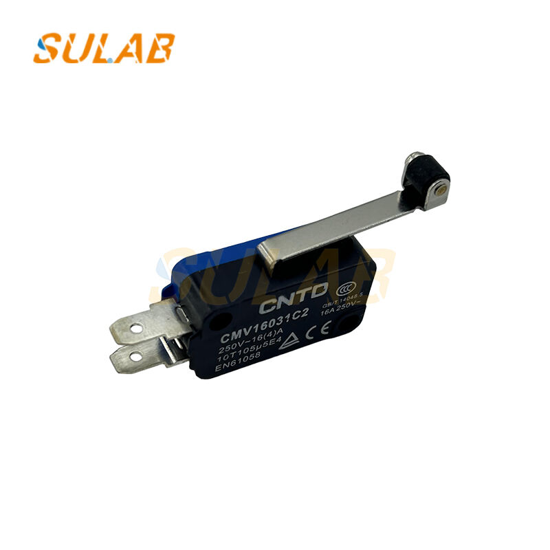 CNTD CMV16031C2 Snap-Action Limit Switch 16 A 250 V Long-Lever Roller SPDT for Elevators