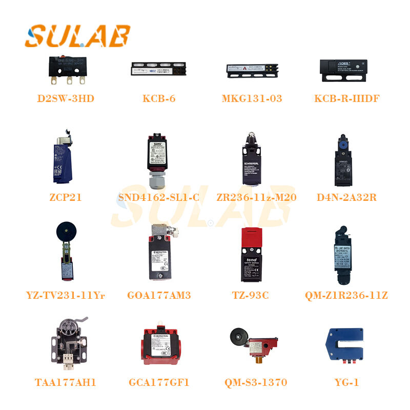 XS2-23 Elevator Limit Travel Switch 1NO1NC Snap Action Contact Roller Lever Position Detection Safety Interlock Switch Lift Replacement Spare Parts