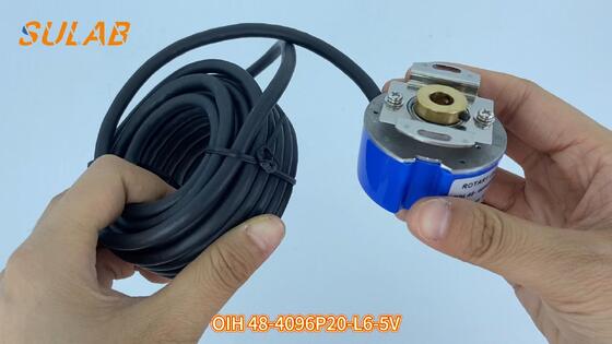 タマガワ ロータリーエンコーダ OIH 48-4096P20-L6-5V (エレベータモータの速度・位置フィードバック、精密モーションコントロール用)